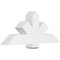 Ekena Millwork Kennewick Architectural Grade PVC Gable Bracket, 48"W x 20"H x 6"D x 6"F, 10/12 Pitch GBP048X20X0606KEN00 - alternate 1